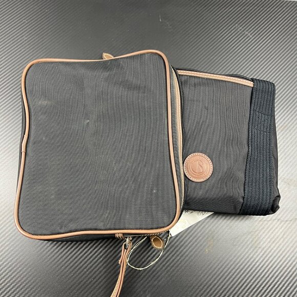 Oscar Bianchi NEW Men’s Toiletry Bag & Travel Tote Bag Combo Canvas &  Leather - Picture 12 of 15